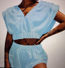 Load image into Gallery viewer, 2 Piece Zipper Short Set
