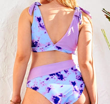 Load image into Gallery viewer, Purple Tie Dye Bikini
